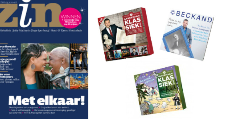 Ontvang 4x Zin plus gratis cd’s!