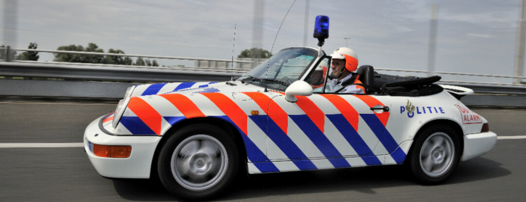 Politie te Porsche