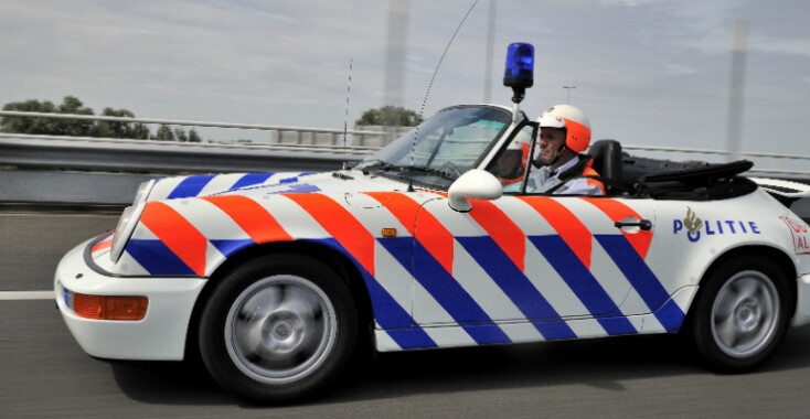 Politie te Porsche