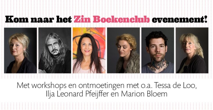 Kom naar het Zin Boekenclub evenement!