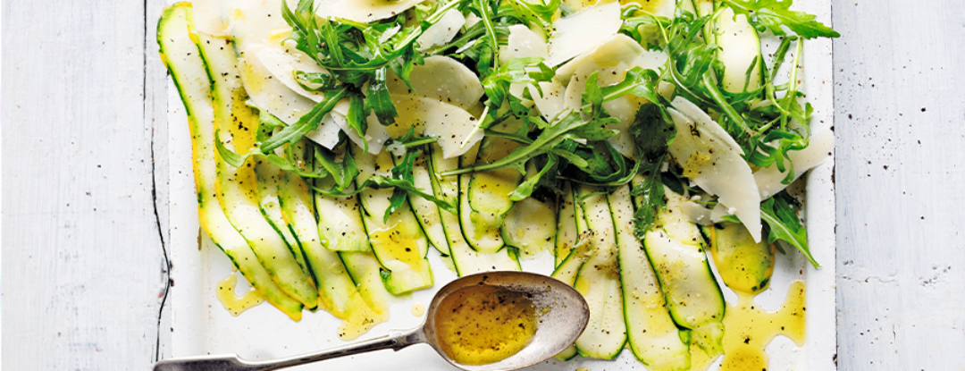 Courgette carpaccio