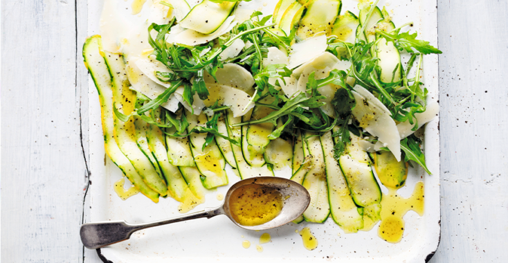 Courgette carpaccio