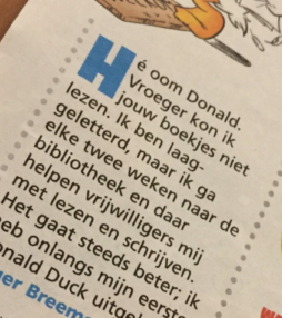 Ontroerend! Op je 50ste voor het eerst de Donald Duck uitlezen