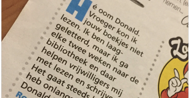 Ontroerend! Op je 50ste voor het eerst de Donald Duck uitlezen