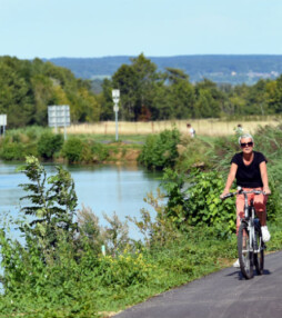 De Maasfietsroute is prachtig!