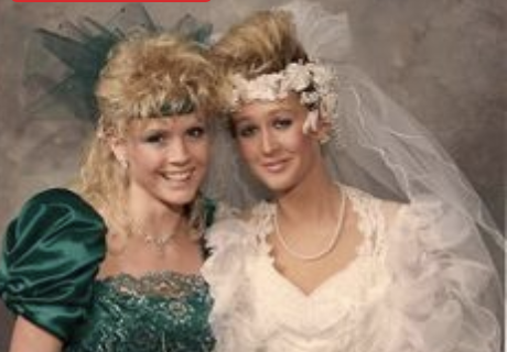 Gemarkeerd bang noodsituatie Geweldige foto's van bruidsmode in de jaren tachtig - Zin.nl