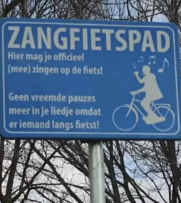 Het Zangfietspad, voor iedereen die houdt van lekker zingen op de fiets