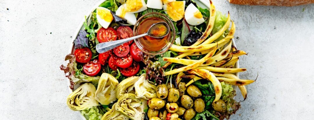 Een plaatje toch, deze salade niçoise?