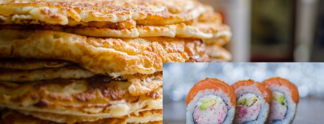 Deze nieuwe trend moet je proeven: pannenkoekensushi