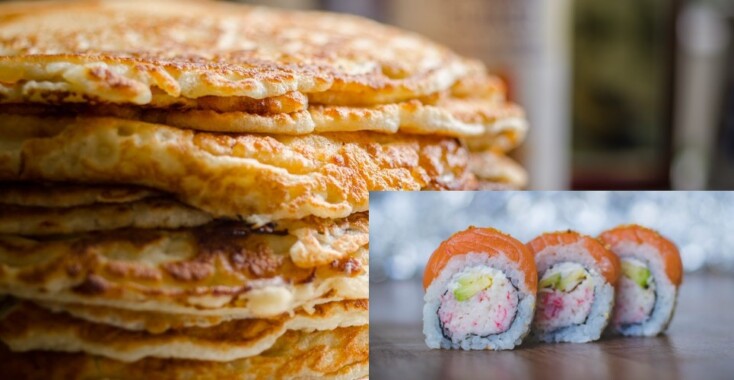 Deze nieuwe trend moet je proeven: pannenkoekensushi